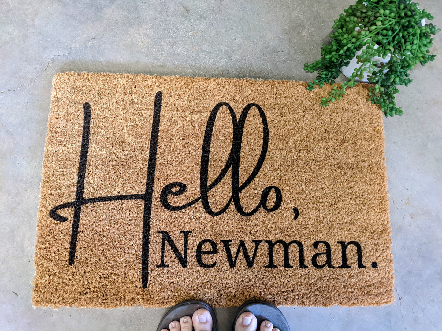 Seinfeld hello newman funny doormat