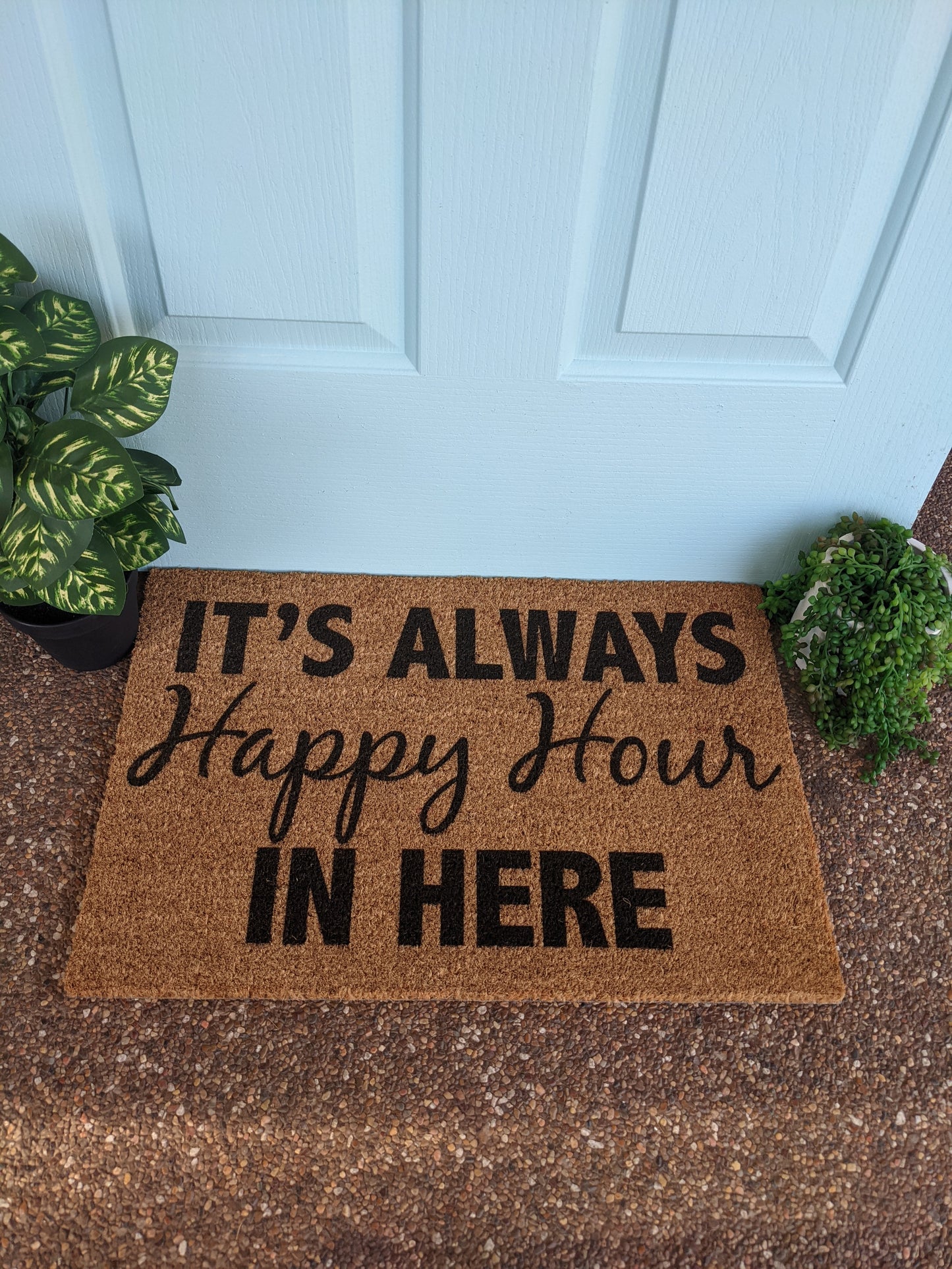It's always happy hour doormat
