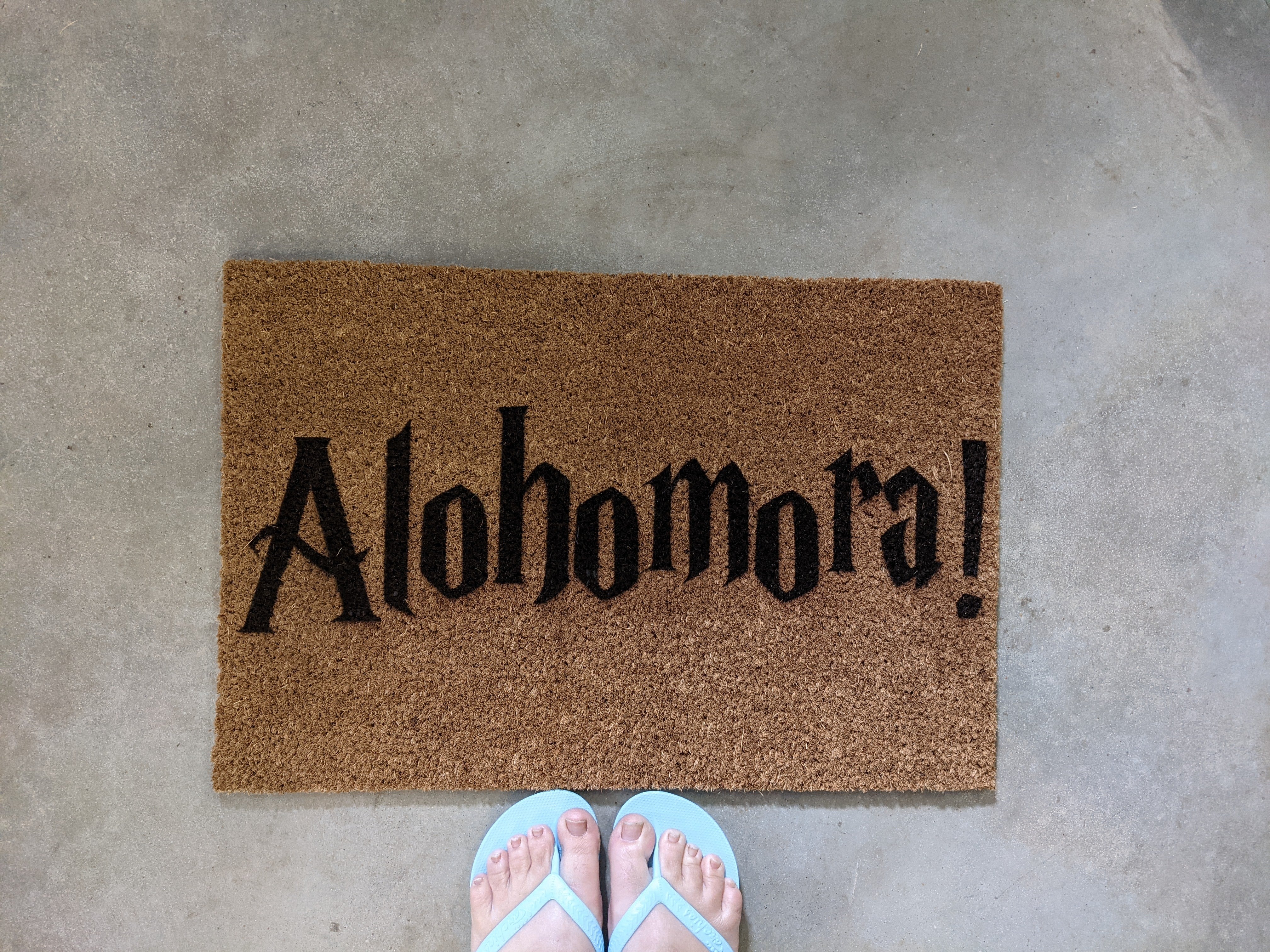 Alohomora Front Door Mat Personalised Doormats   PXL 20210927 025035607 