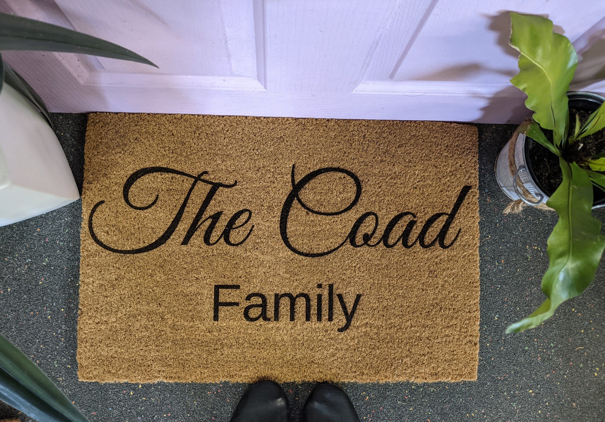 The Script Family | Personalised Doormat - Personalised Doormat Australia