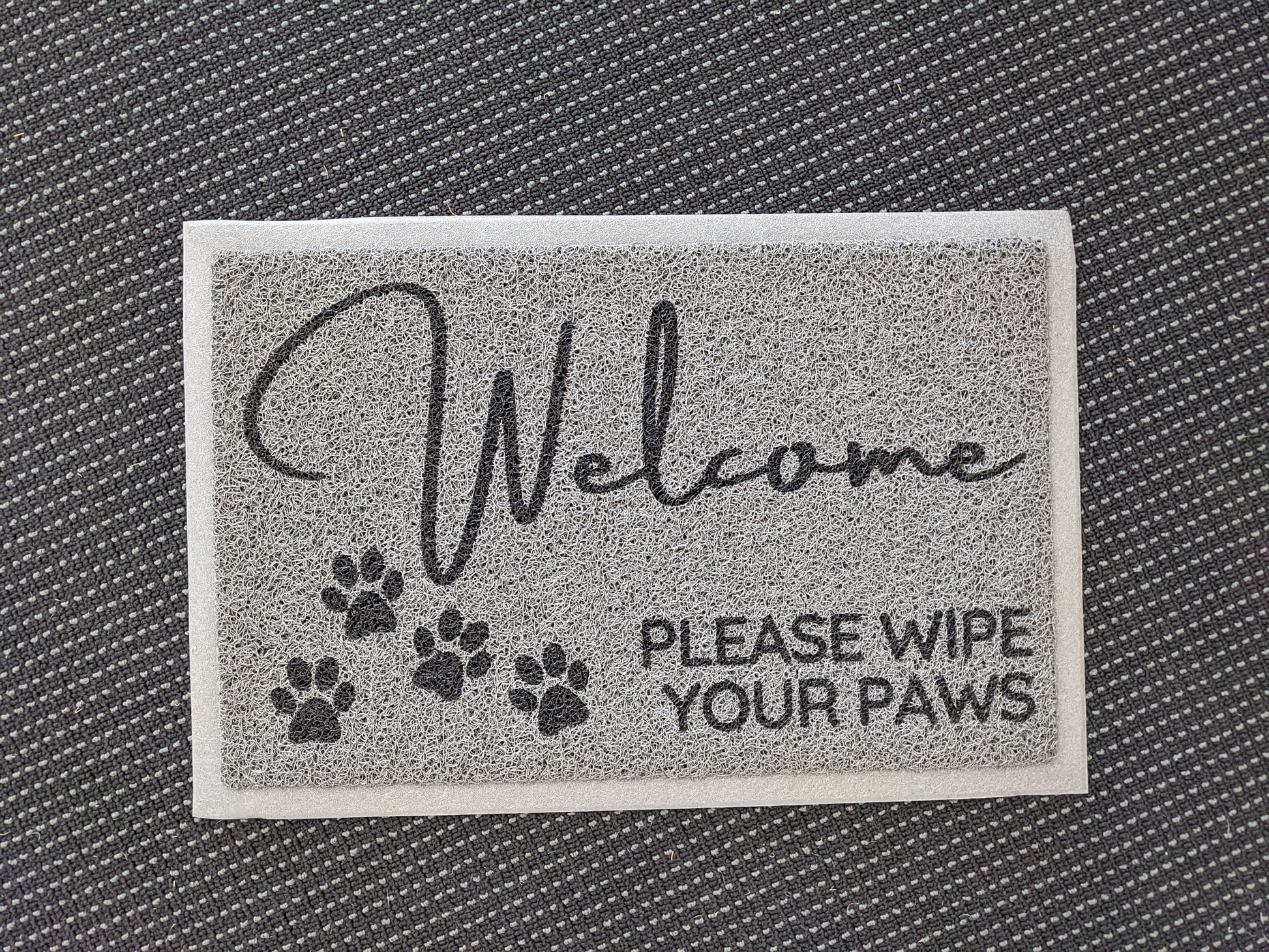 Welcome Please Wipe your paws doormat - Personalised Doormat Australia