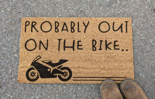 Motorbike doormat 