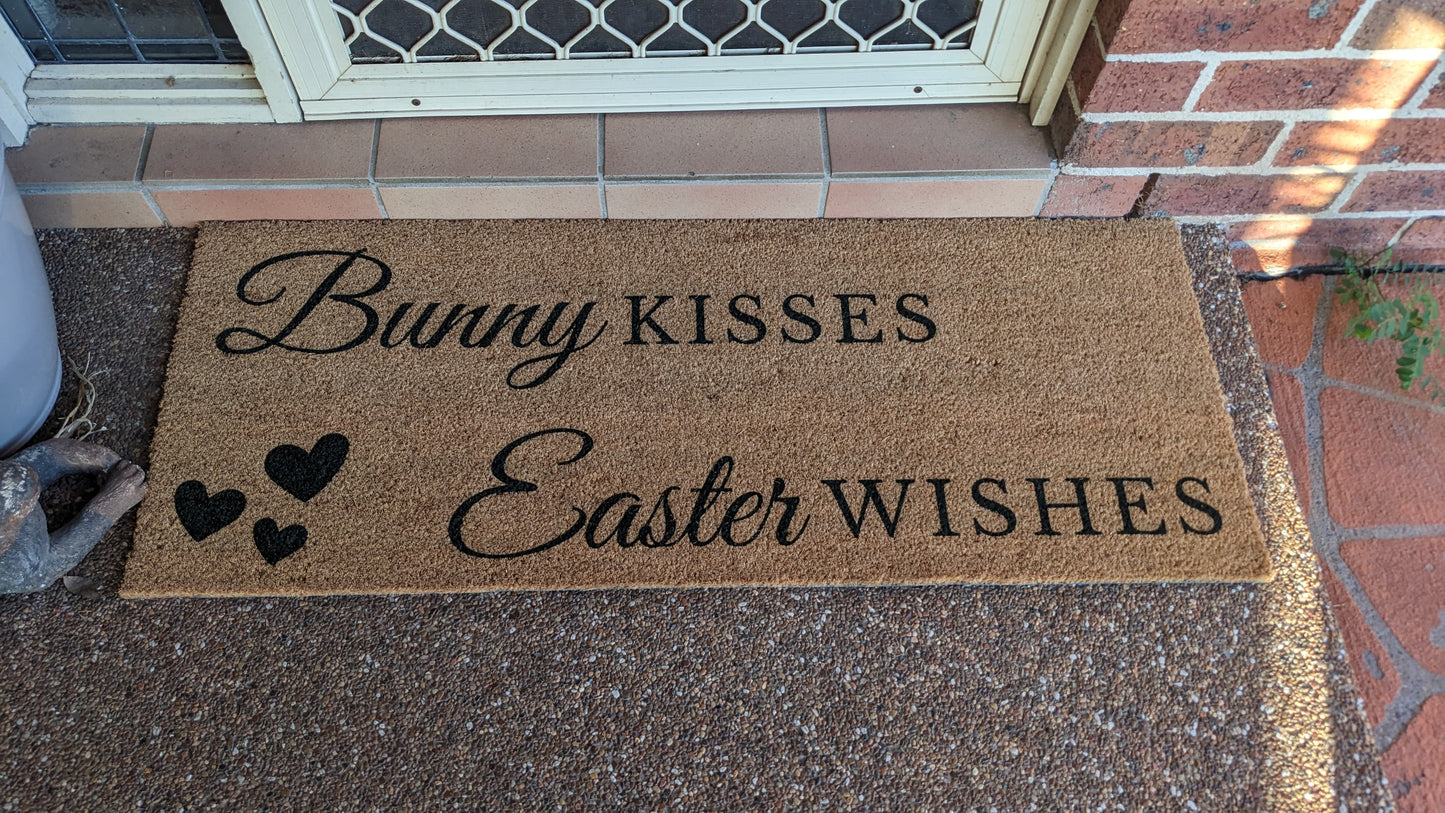 Easter Wishes doormat - Long Easter Doormat