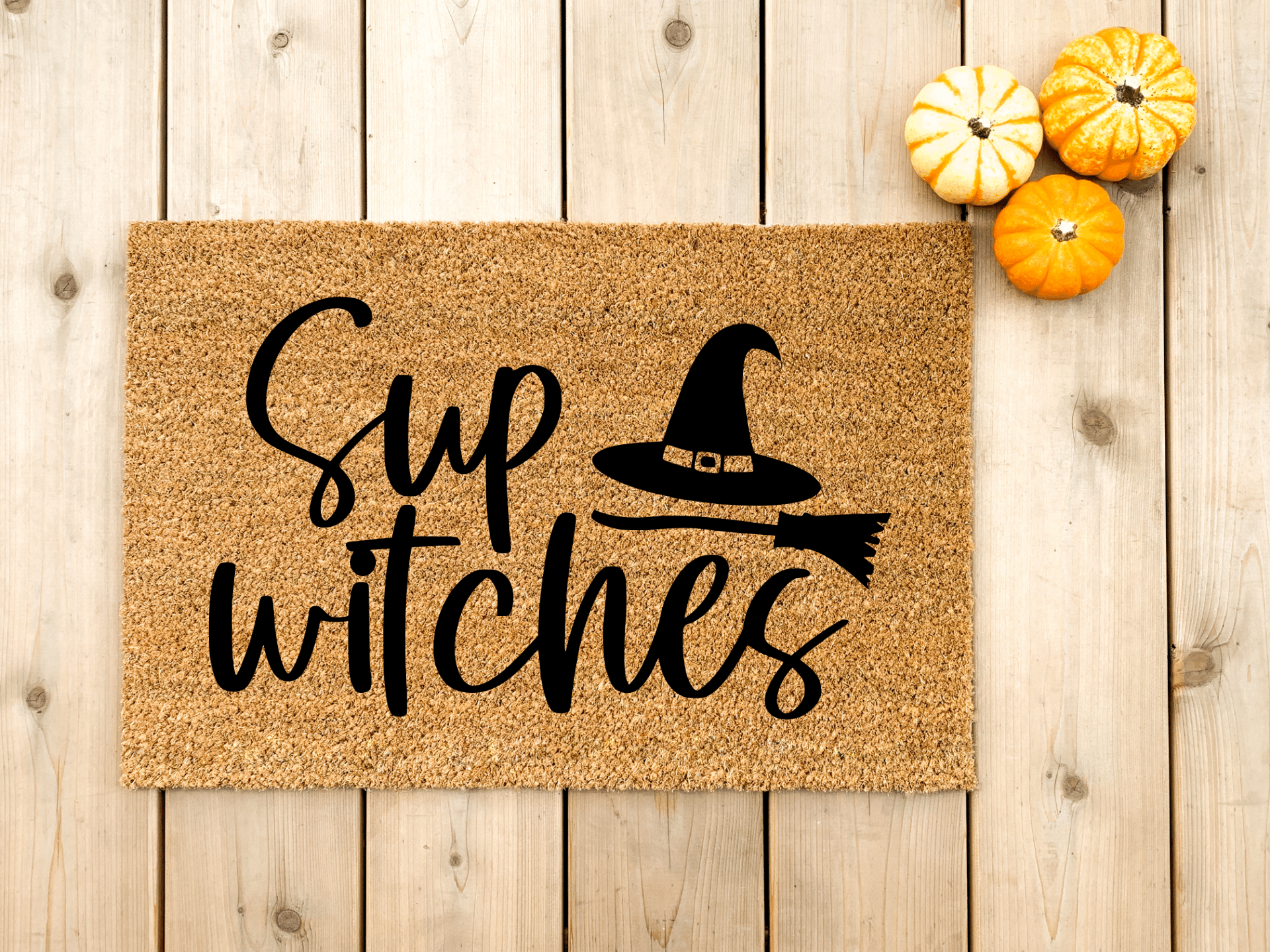 Sup Witches Halloween doormat - Personalised Doormat Australia
