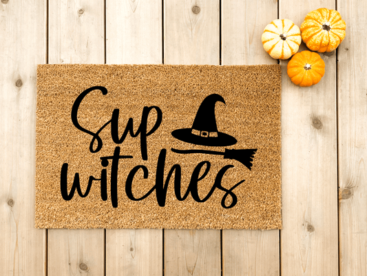 Sup Witches Halloween doormat - Personalised Doormat Australia
