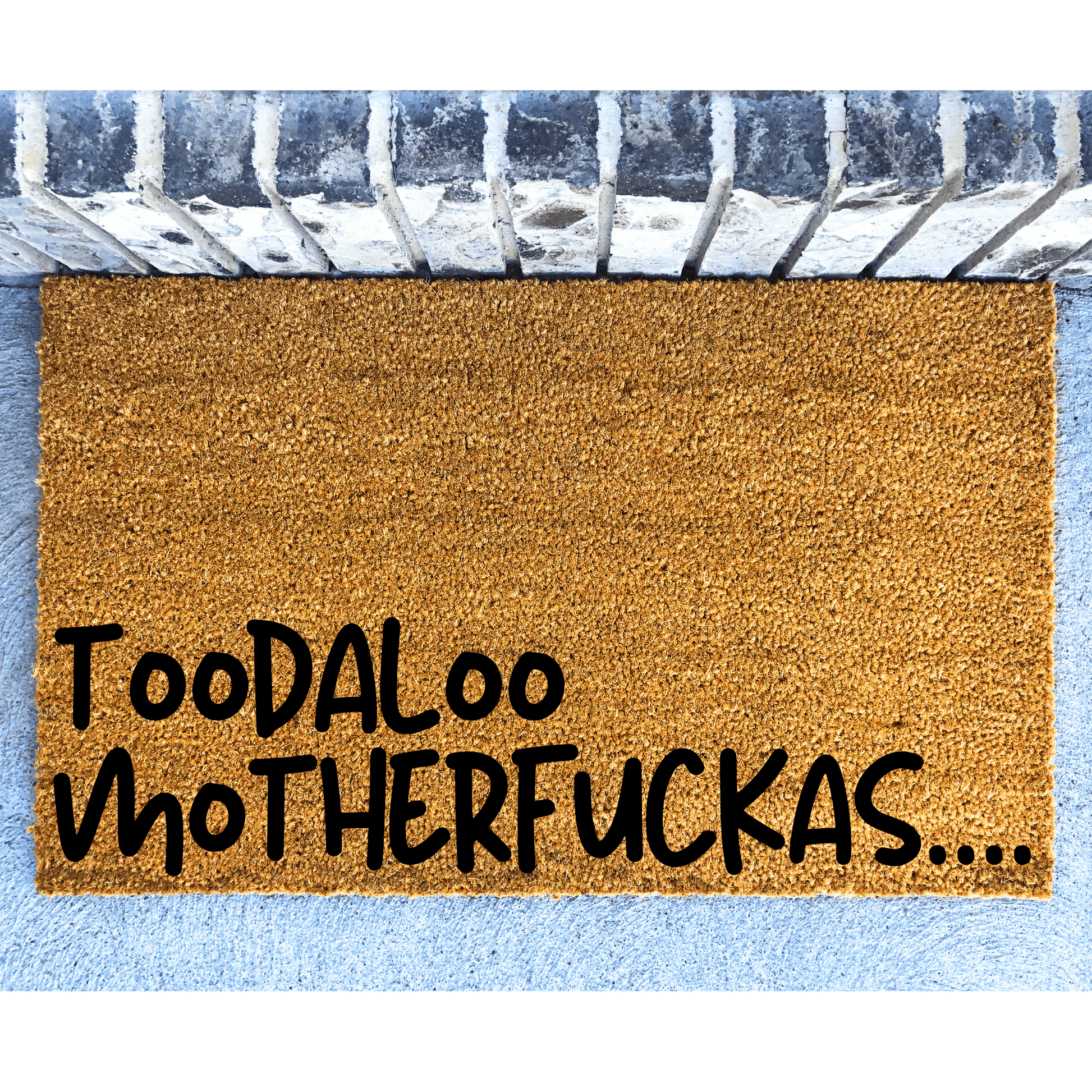 Toodaloo MotherFu&Kas doormat - Personalised Doormat Australia