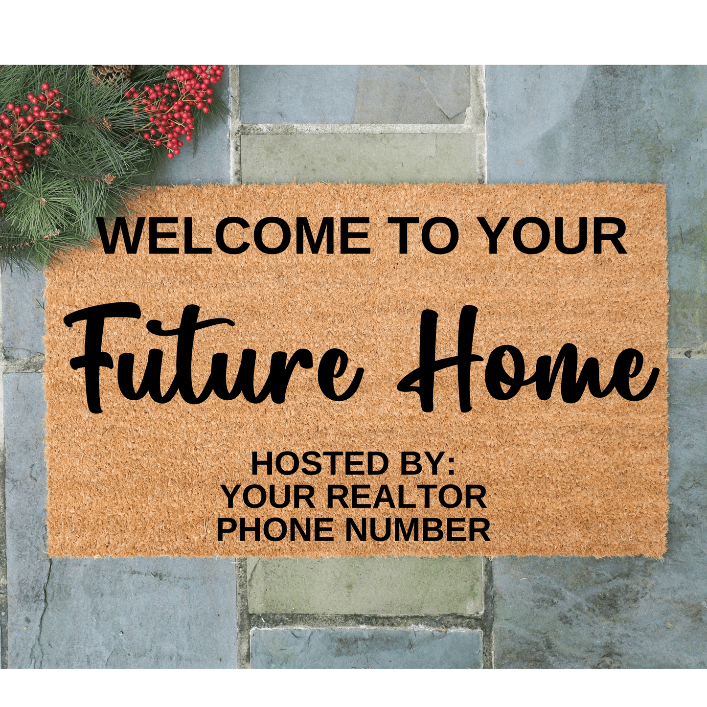 Future Home Realtor doormat - Personalised Doormat Australia