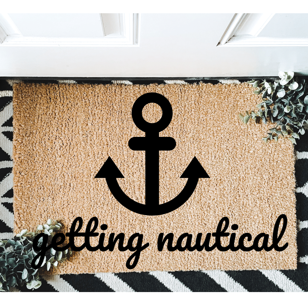 Getting Nautical Boat doormat - Personalised Doormat Australia