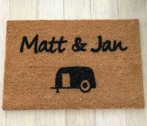 Caravan Personalised Doormat - Personalised Doormat Australia
