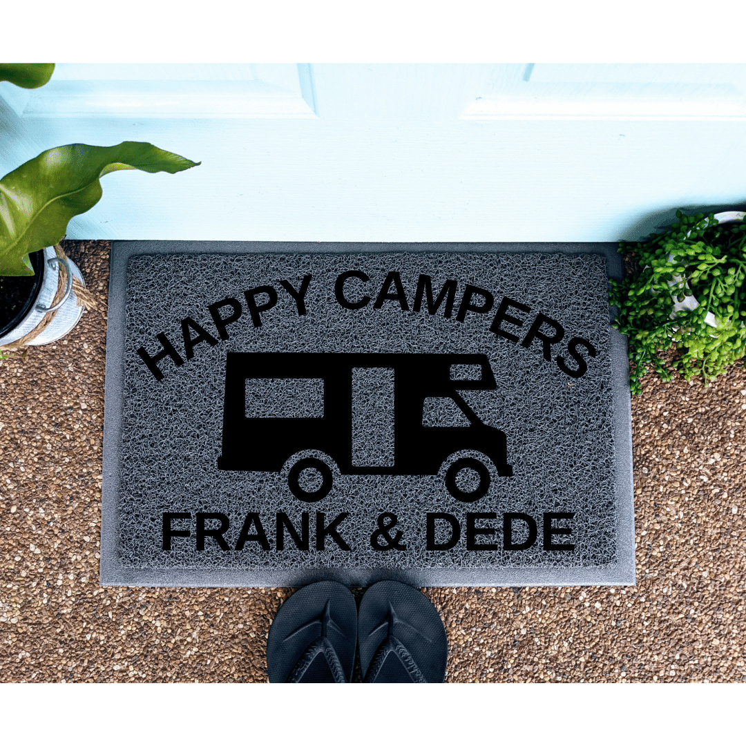 Motorhome mat Happy Campers