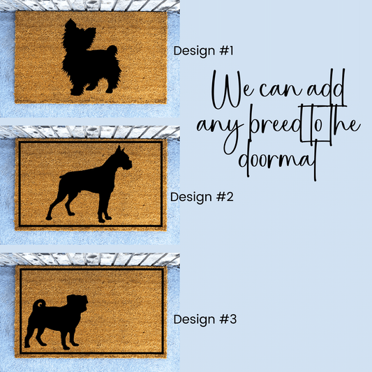 Animal Doormat | Choose your dog breed | Long